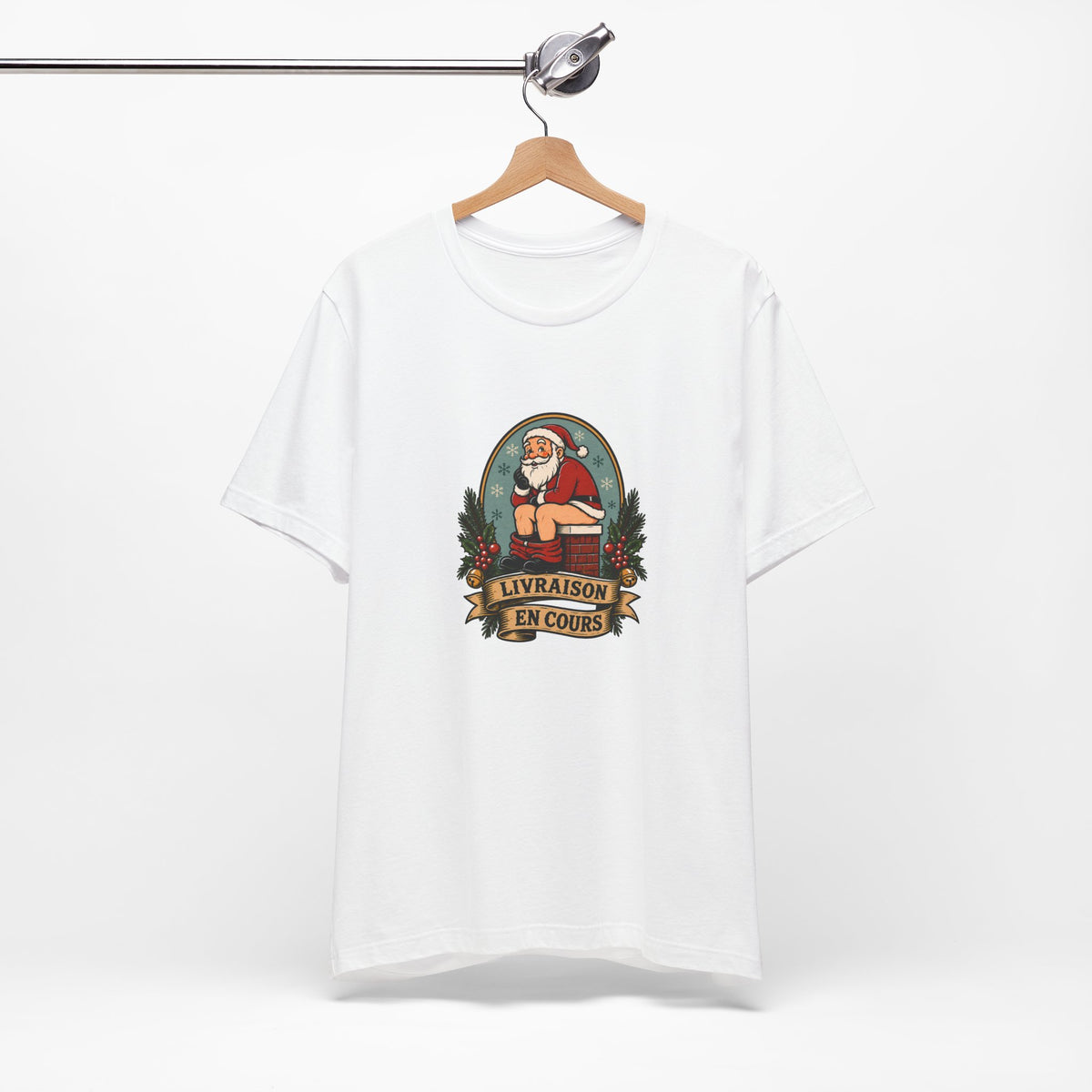 Livraison en cours - T-shirt drôle Père Noël