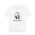 Wake Me for Meal Service - T-shirt drôle de voyage