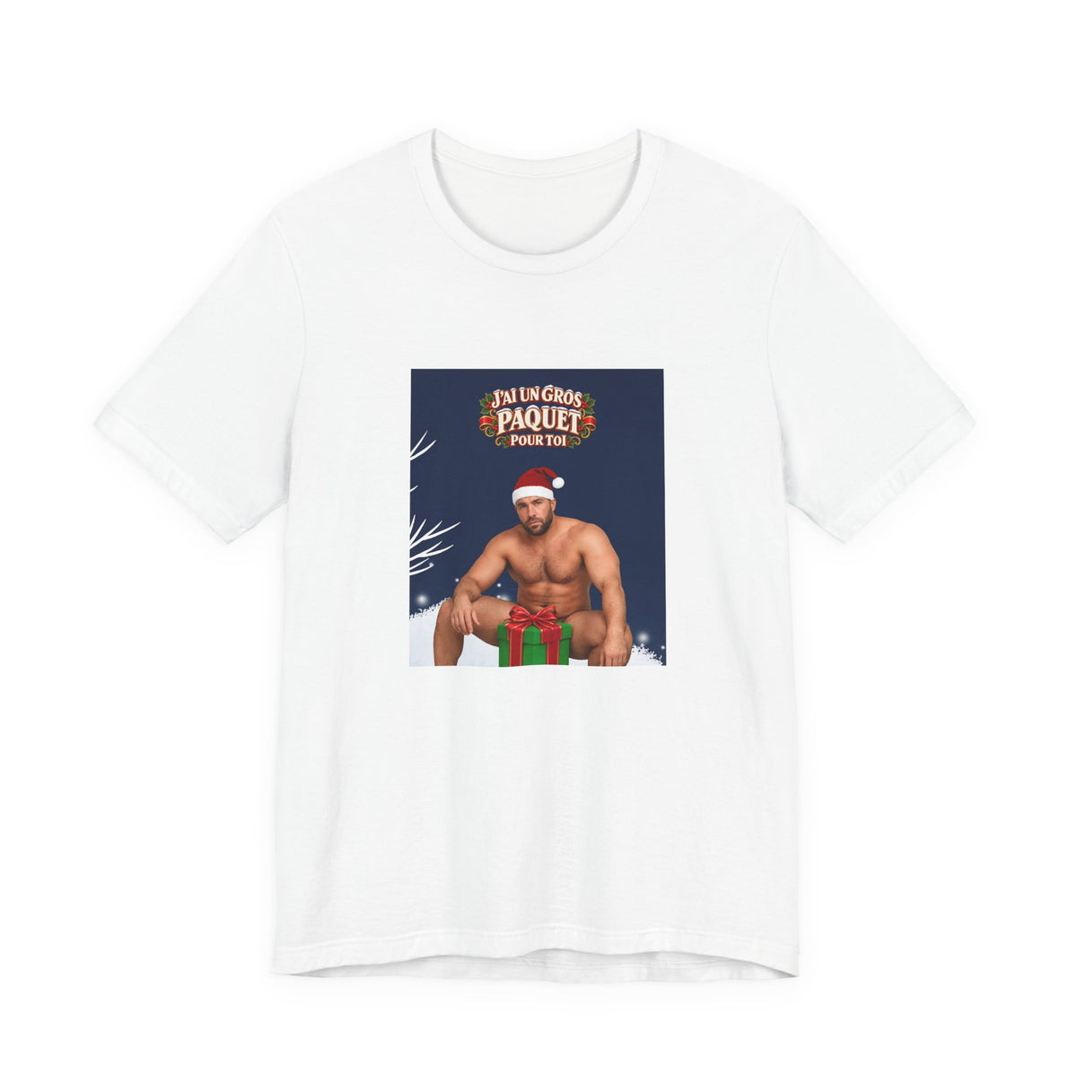 J’ai un gros paquet pour toi - T-shirt drôle Père Noël