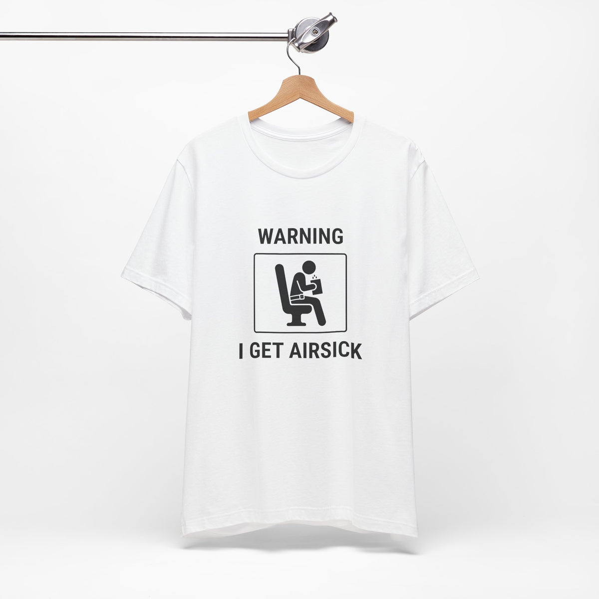 Warning I Get Airsick - T-shirt drôle de voyage