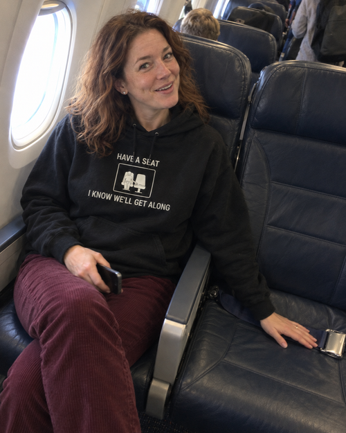 Have a Seat I Know We’ll Get Along - Hoodie drôle de voyage