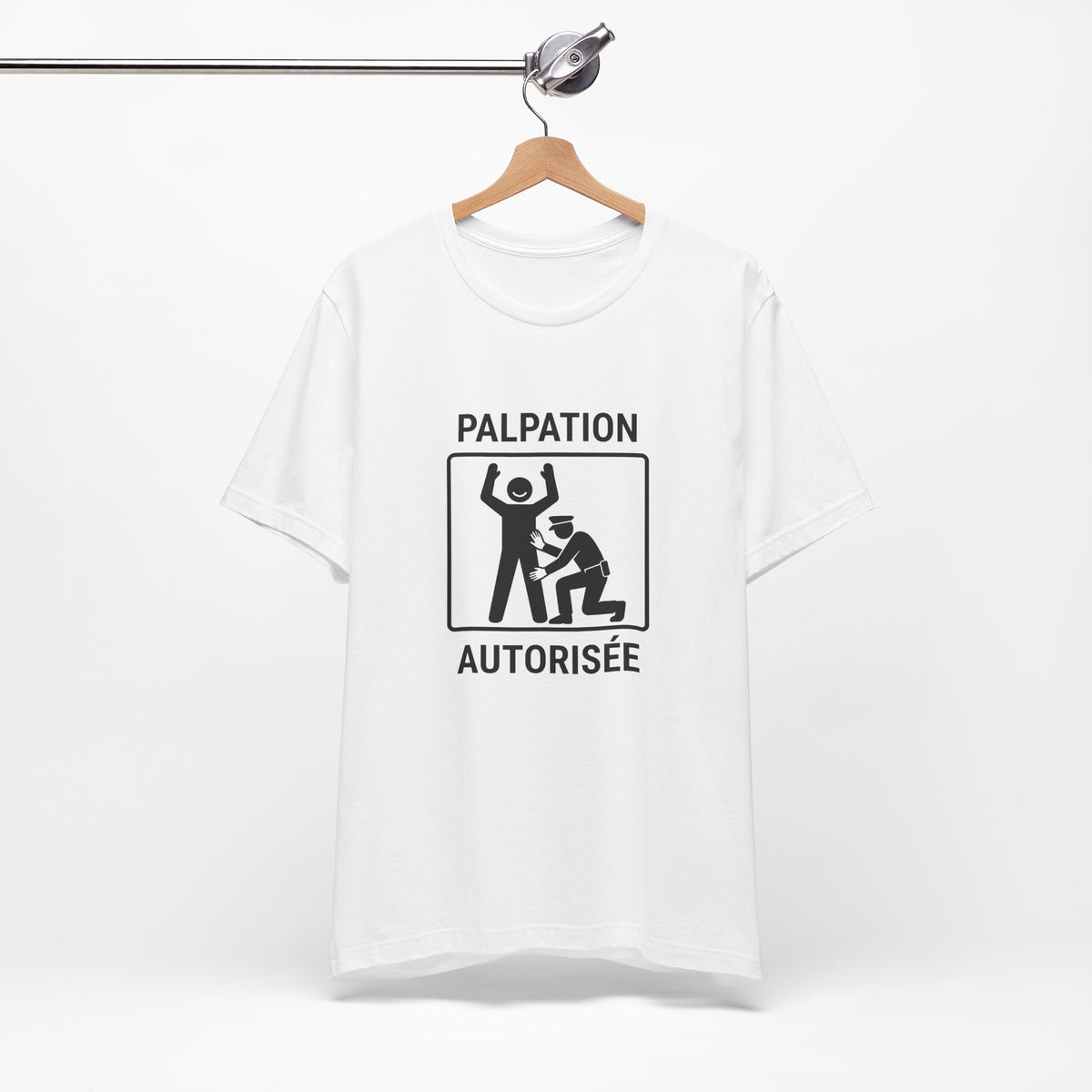 Palpation autorisée - T-shirt drôle contrôle de sécurité