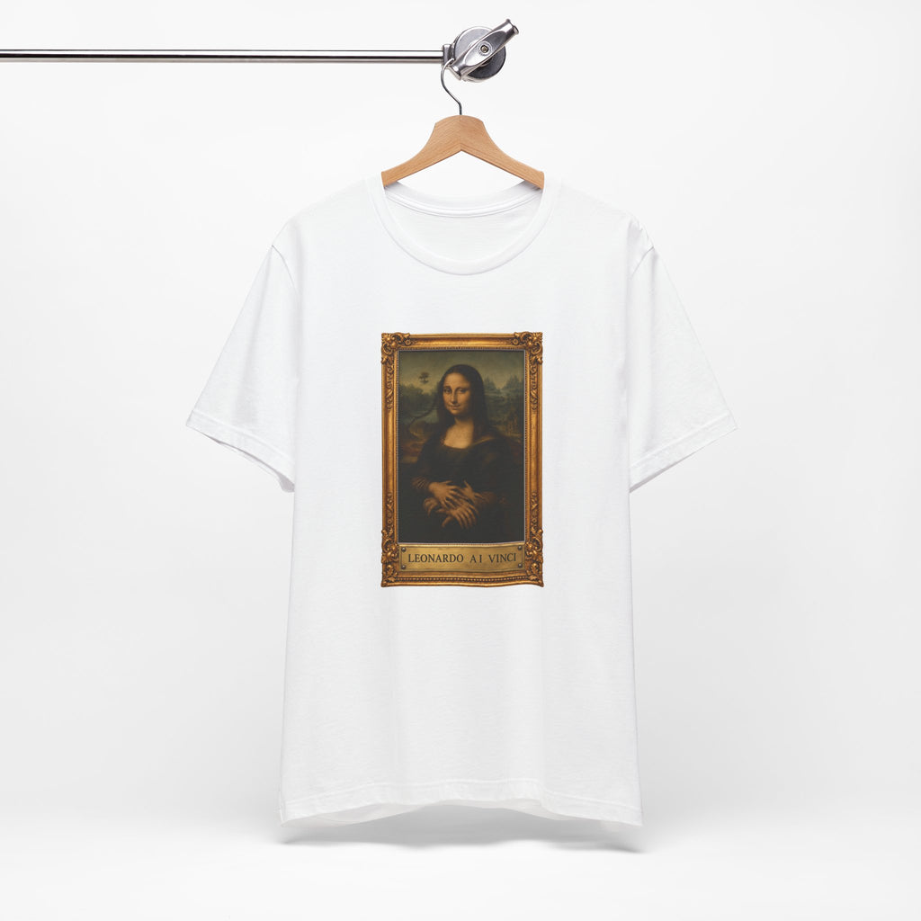 Leonardo A.I. Vinci - T-shirt drôle La Joconde