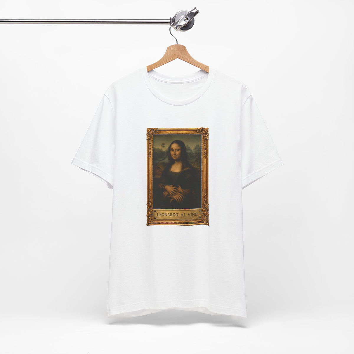 Leonardo A.I. Vinci - T-shirt drôle La Joconde