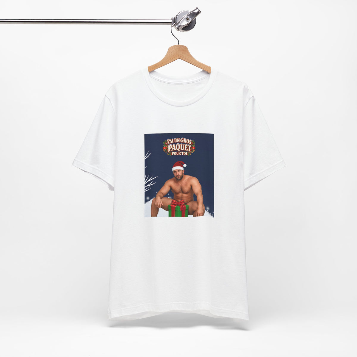 J’ai un gros paquet pour toi - T-shirt drôle Père Noël