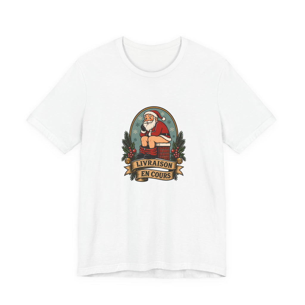 Livraison en cours - T-shirt drôle Père Noël