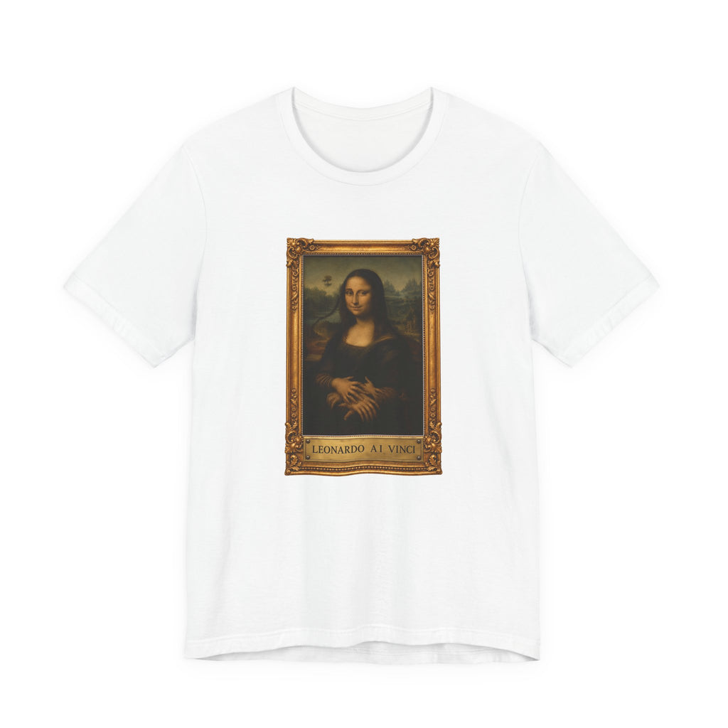 Leonardo A.I. Vinci - T-shirt drôle La Joconde